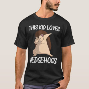 T-shirt Hérisson Cool Pour Enfants Garçons Piquants Jardin