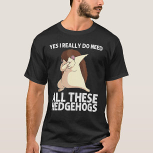 T-shirt Hérisson Cool Pour Hommes Femmes Piquants Épines J