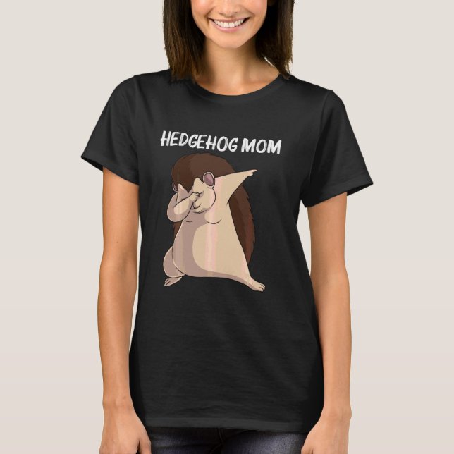 T-shirt Hérisson Cool Pour Maman Mère Épines Jardin A (Devant)