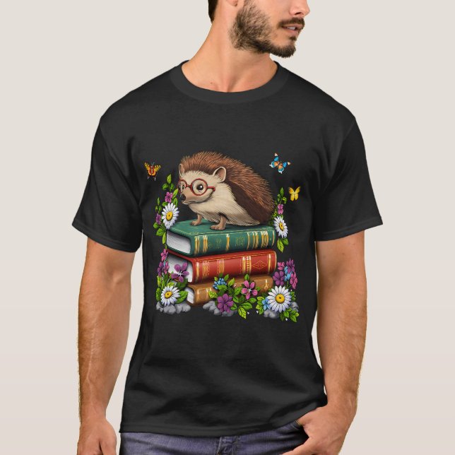 T-shirt Hérisson Cottagecore (Devant)