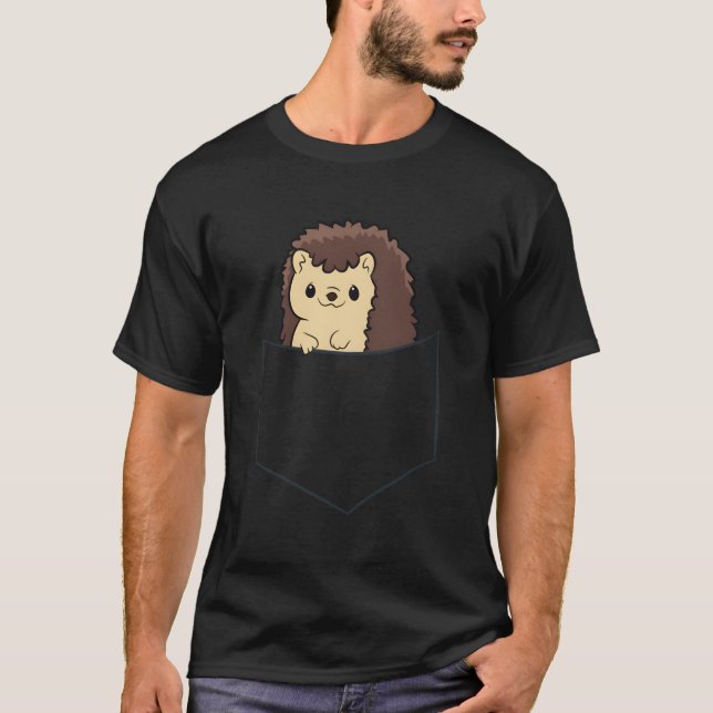 T-shirt Hérisson Dans Les Hérisson De Poche De Poche (Devant)