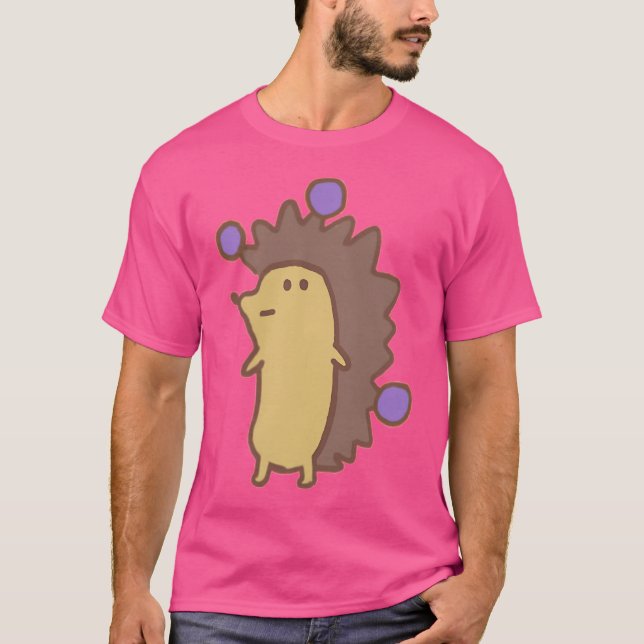 T-shirt Hérisson de bleuet (Devant)