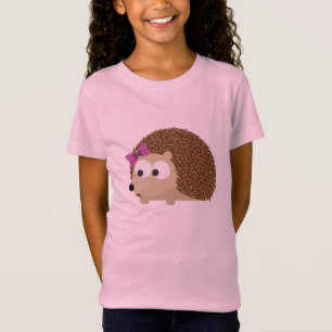 T-Shirt hérisson de fille mignonne