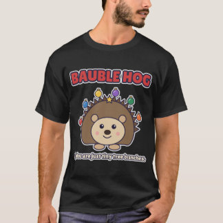 T-shirt Hérisson drôle de Noël décoration Hog Bauble