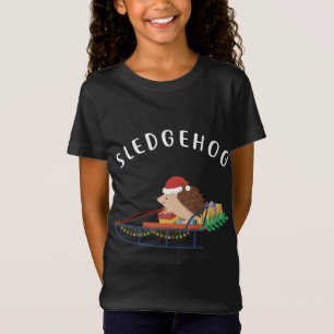 T-Shirt Hérisson, drôle mignon animal Hérisson Noël