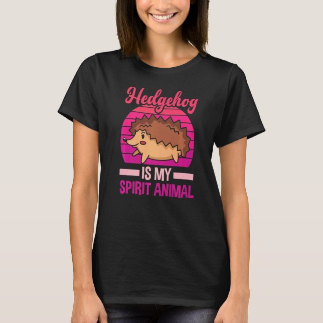 T-shirt Hérisson est mon esprit Hérisson animal Hérisson (Devant)