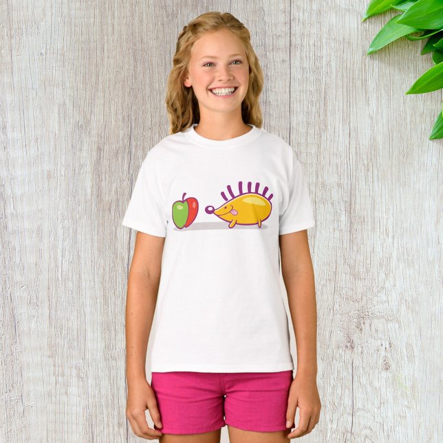 T-shirt Hérisson Et Une Pomme (Créateur téléchargé)