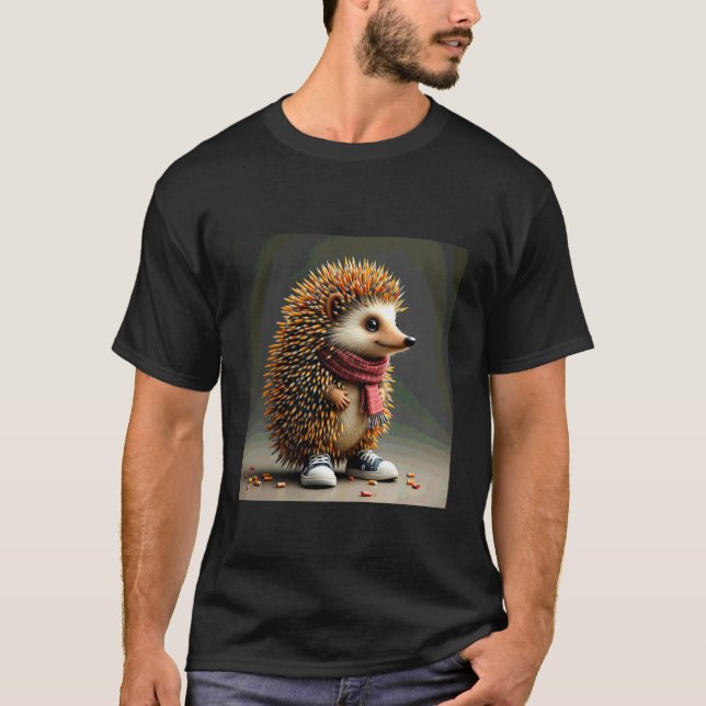 T-shirt Hérisson Fantastique Aiguilles Pointues (Devant)