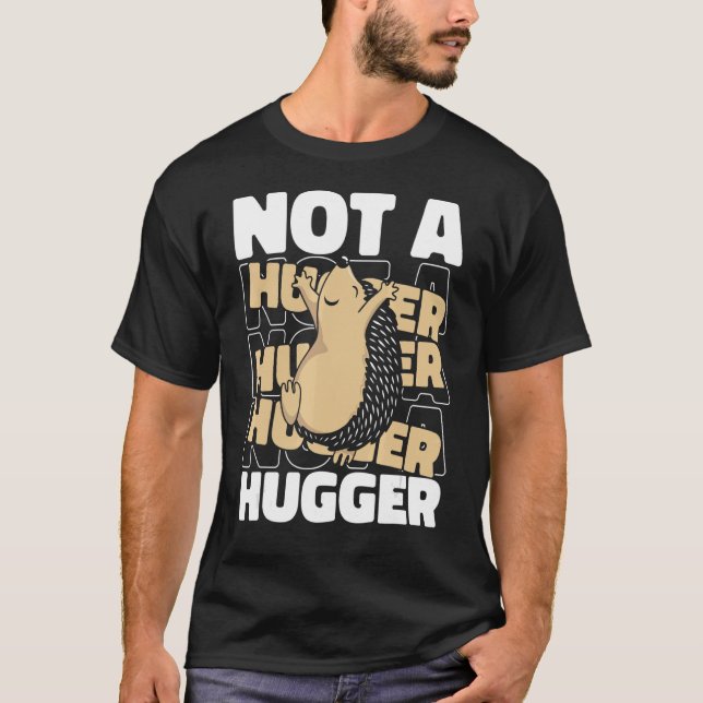 T-shirt Hérisson Hérisson Prickly Hoglet Hugger (Devant)