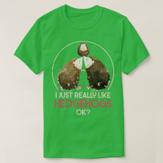 T-shirt Hérisson Idée cadeau Hérisson animal (Design devant)