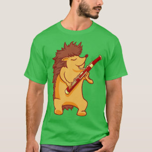 T-shirt Hérisson joue du basson