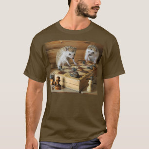 T-shirt Hérisson les joueurs d'échecs