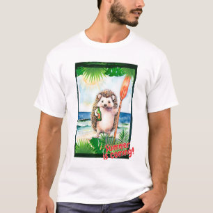 T-shirt Hérisson "L'été arrive !"