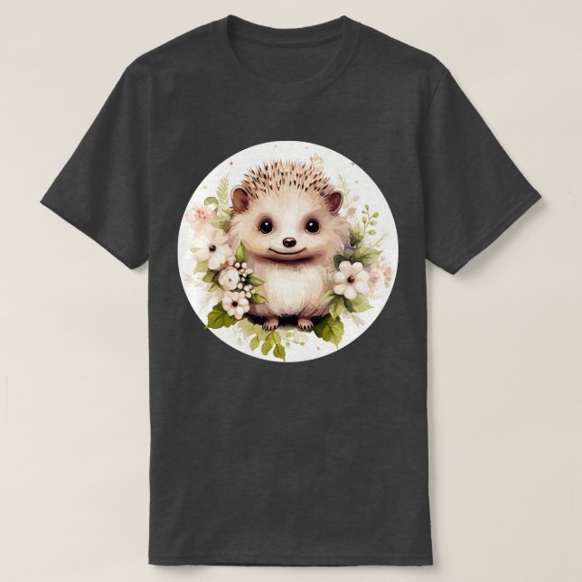 T-shirt Hérisson mignon 8 (Design devant)