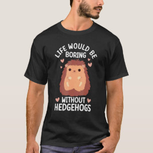 T-shirt Hérisson mignon Hérisson Porcupine animal