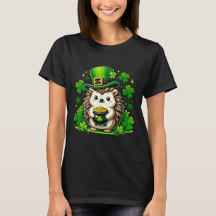 T-shirt Hérisson Saint-Patrick Mignon Hérisson Pour Enfant