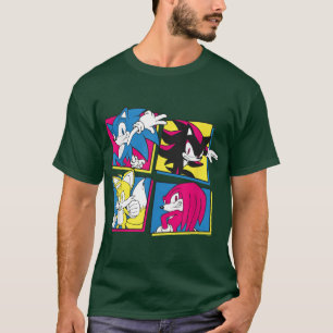 T-shirt Hérisson Soniche Sonic Shadowails Knuckles