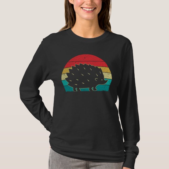 T-shirt Hérisson vintage (Devant)