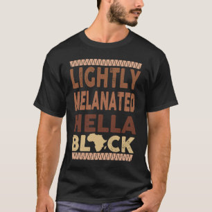 T-shirt Héritage africain Hella Black Mélanisé Mois de l'h