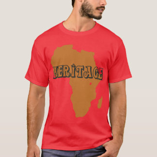 T-shirt héritage africain par le designmueller