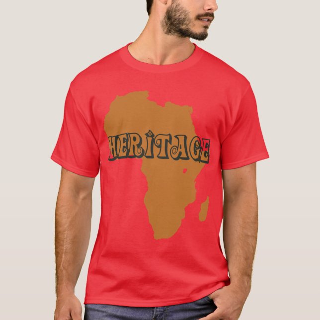 T-shirt héritage africain par le designmueller (Devant)