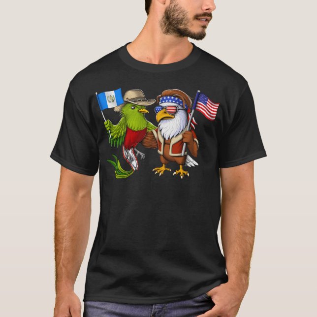 T-shirt Héritage Américain du Guatemala (Devant)