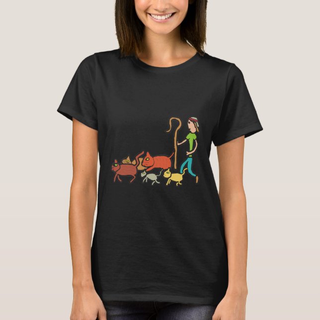 T-shirt Héritage de chats (Devant)