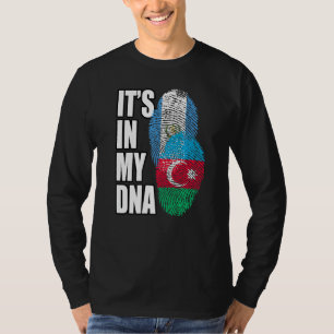 T-shirt Héritage de drapeau d'ADN mixte guatémaltèque et a