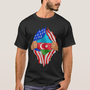 T-shirt Héritage de l'Azerbaïdjan racine de l'Azerbaïdjan 