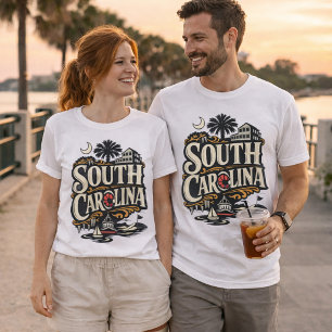 T-shirt Héritage de l'État de Caroline du Sud Basse-Terre 