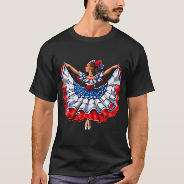 T-shirt Héritage de Porto Rico (Devant)