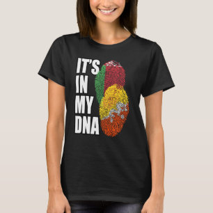 T-shirt Héritage du drapeau de l'ADN mixte biélorusse et b