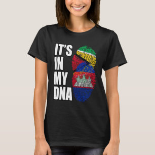 T-shirt Héritage du drapeau de l'ADN mixte cambodgien et g