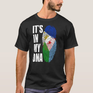 T-shirt Héritage du drapeau de l'ADN mixte philippin et dj