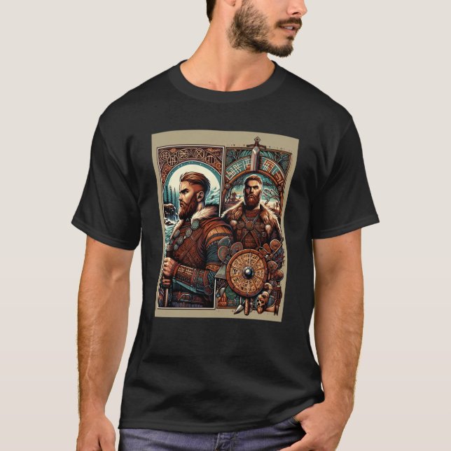 T-shirt Héritage du guerrier nordique (Devant)