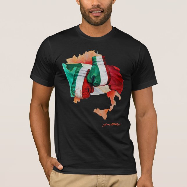 T-shirt Héritage italien de boxe (Devant)