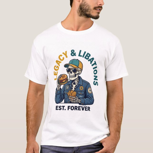 T-shirt Héritage & Libations (Devant)