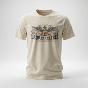 T-shirt Héritage occidental américain vintage