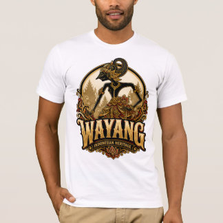 T-shirt Héritage Wayang indonésien