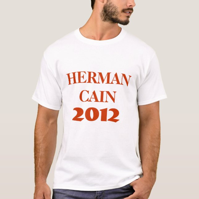 T-SHIRT HERMAN CAÏN 2012 (Devant)