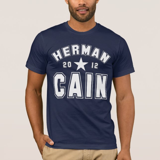 T-shirt Herman Caïn 2012 (Devant)