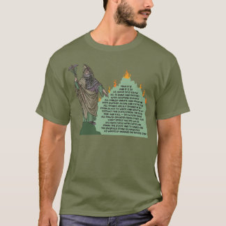 T-shirt Hermes Trismegistus et la tablette d'émeraude
