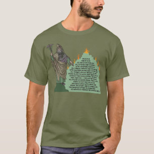 T-shirt Hermes Trismegistus et la tablette d'émeraude