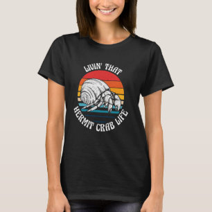 T-shirt Hermite Crabe Lover Animal Crustacés Drôle Animaux
