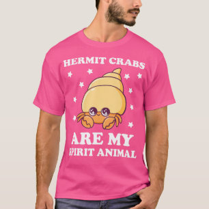 T-shirt Hermite Crabes sont mon esprit Animal Kawaii Crab