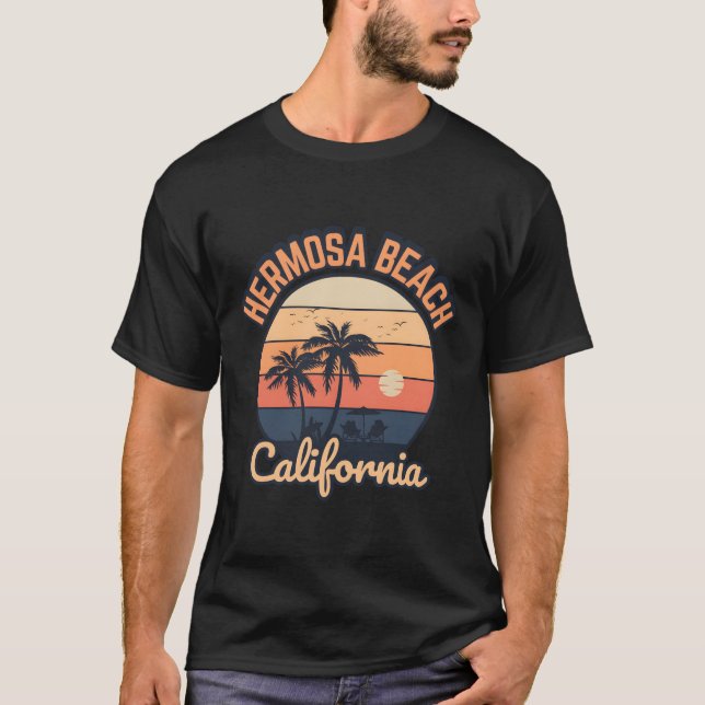 T-shirt Hermosa Beach � Australie � s Bijou côtier (Devant)