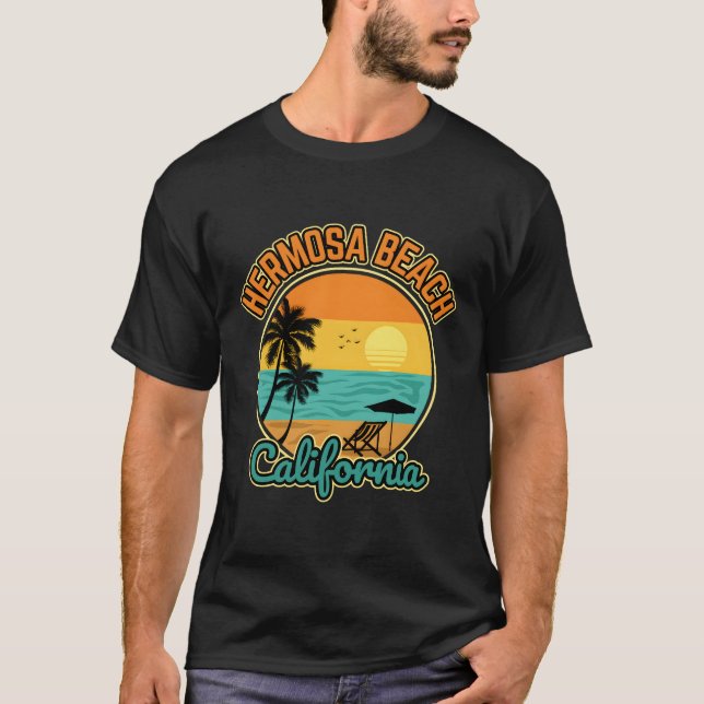 T-shirt Hermosa Beach � Australie � s Bijou côtier (Devant)