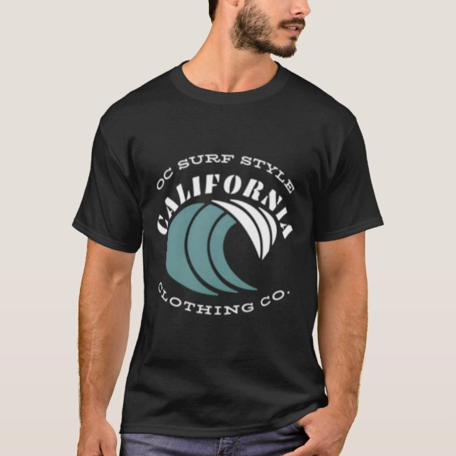 T-shirt Hermosa Beach Californie Cercle (Devant)