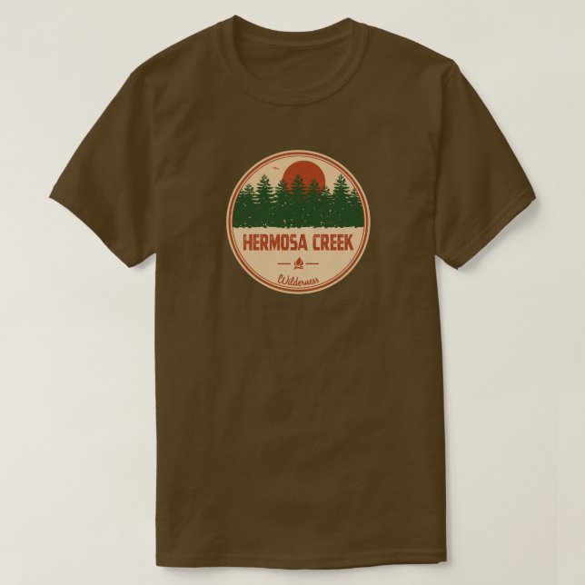 T-shirt Hermosa Creek Wilderness Colorado (Design devant)