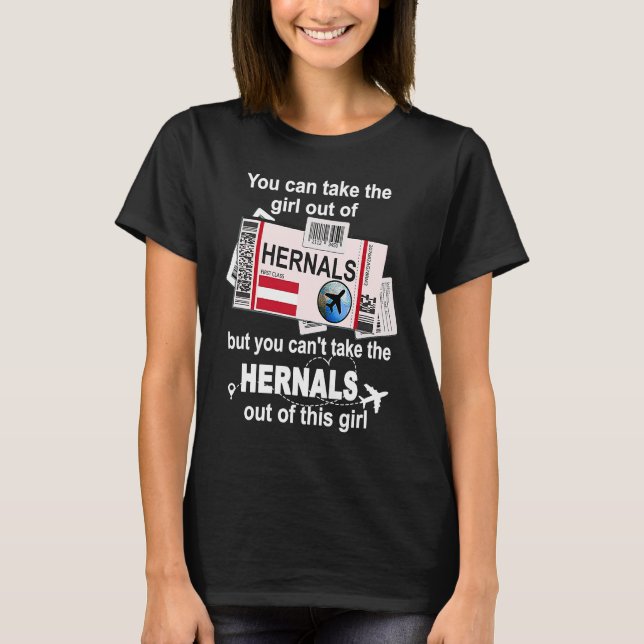 T-shirt Hernals Boarding Pass Hernals Girls Hernals (Devant)